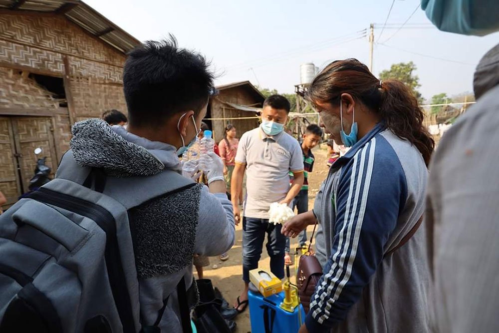 Kachin Civil Society Initiates Coronavirus Prevention Measures in IDP Camps